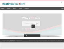 Tablet Screenshot of healthnautica.com